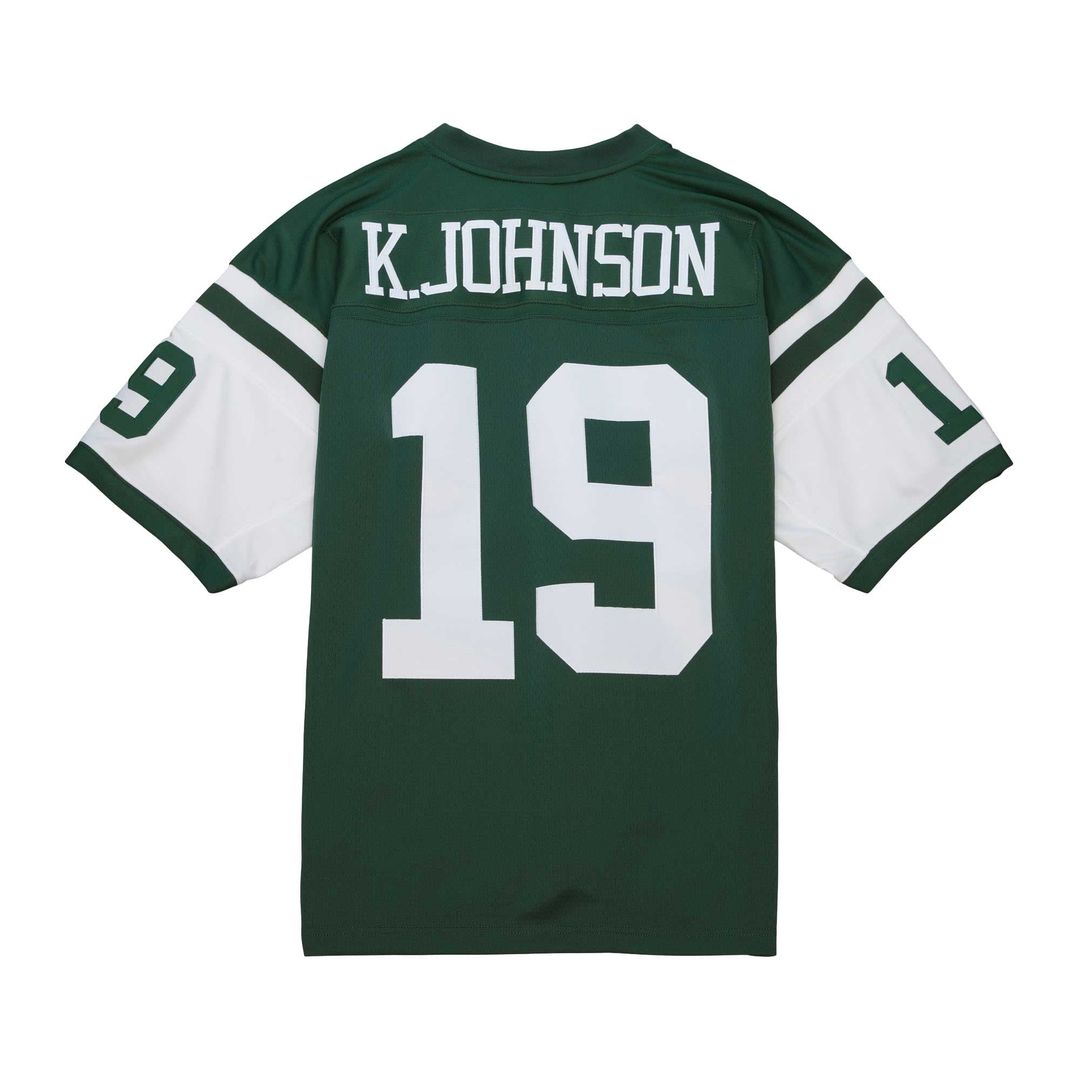New York Jets Keyshawn Johnson Mitchell & Ness Kelly Green Legacy Replica Jersey product image 9, provided for visual
