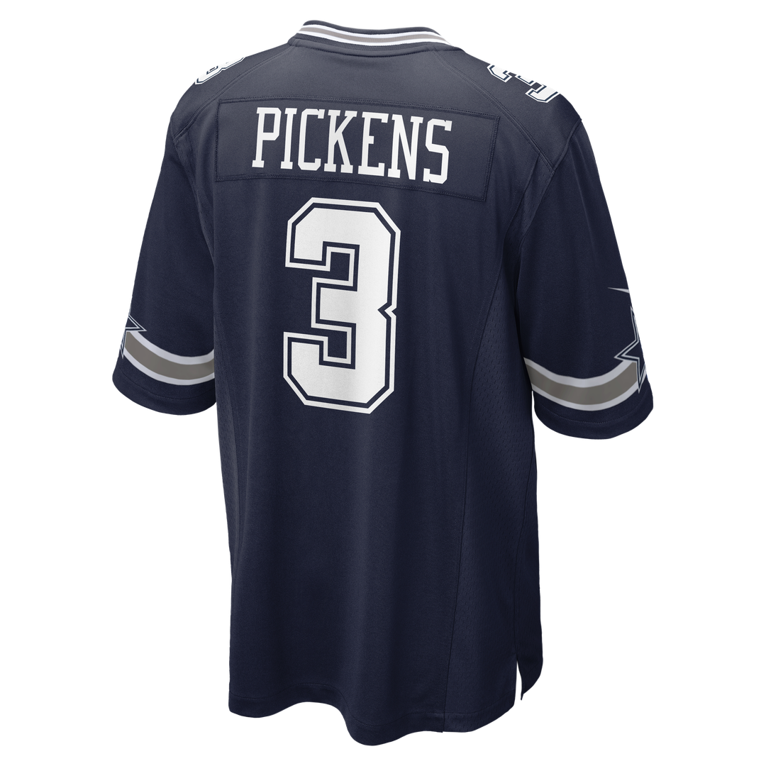 Dallas Cowboys George Pickens Nike Navy Game Jersey product image 3, provided for visual reference and product detail review