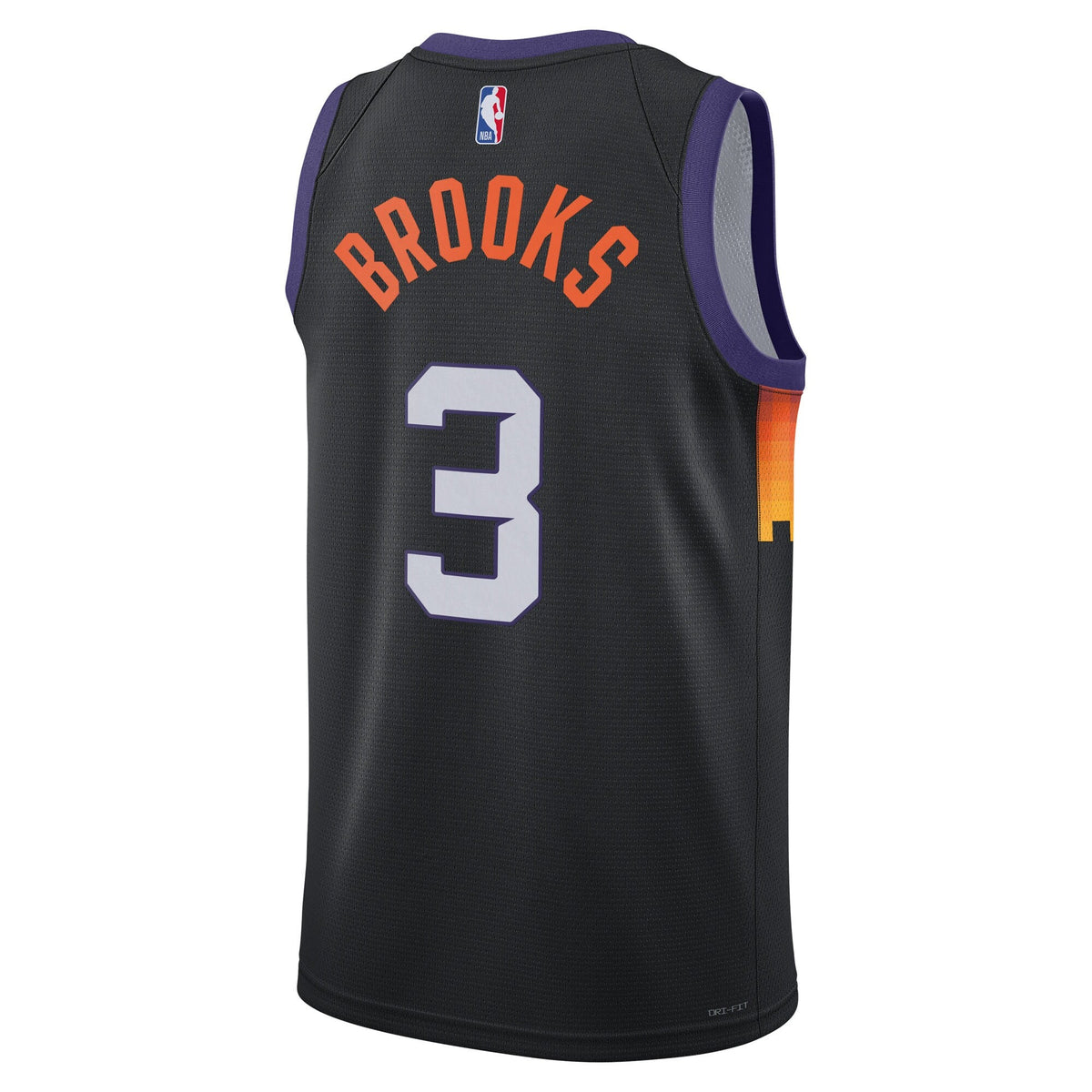 Phoenix Suns Nike 2025/26 City Edition Swingman Jersey - Black - Dillon Brooks - Unisex product image 4, provided for visual