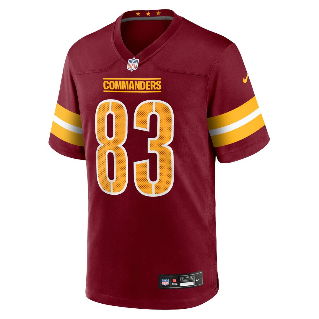 Washington Commanders Jaylin Lane Nike Burgundy Team Game Jersey product image 2, provided for visual reference and product