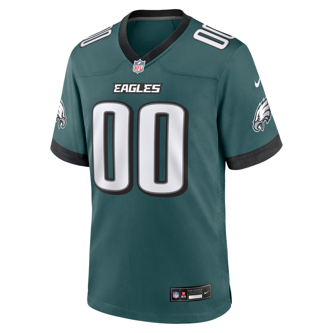 Philadelphia Eagles Nike Midnight Green Team Custom Game Jersey product image 2, provided for visual reference and product