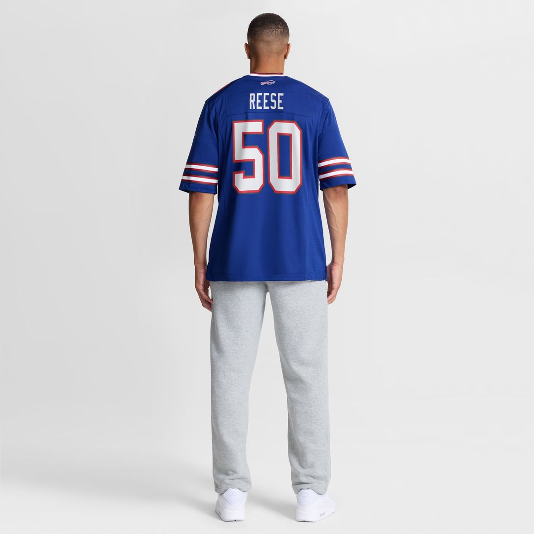 Buffalo Bills Otis Reese Nike Royal Team Game Jersey product image 3, provided for visual reference and product detail review