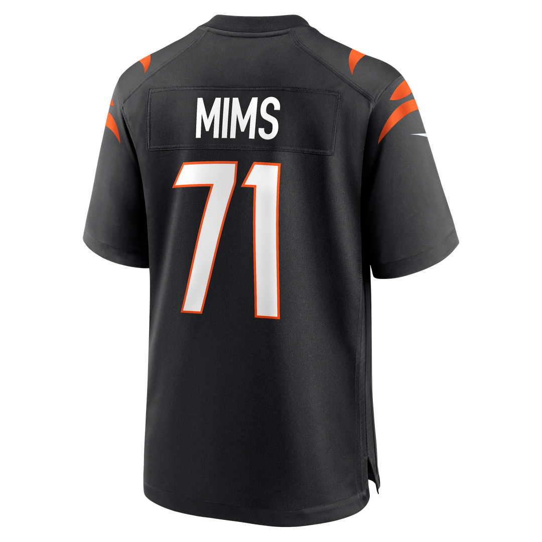 Cincinnati Bengals Amarius Mims Nike Black Player Game Jersey product image 3, provided for visual reference and product