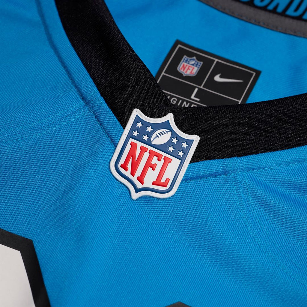 Carolina Panthers Chuba Hubbard Nike Blue Alternate Game Jersey product image 10, provided for visual reference and product