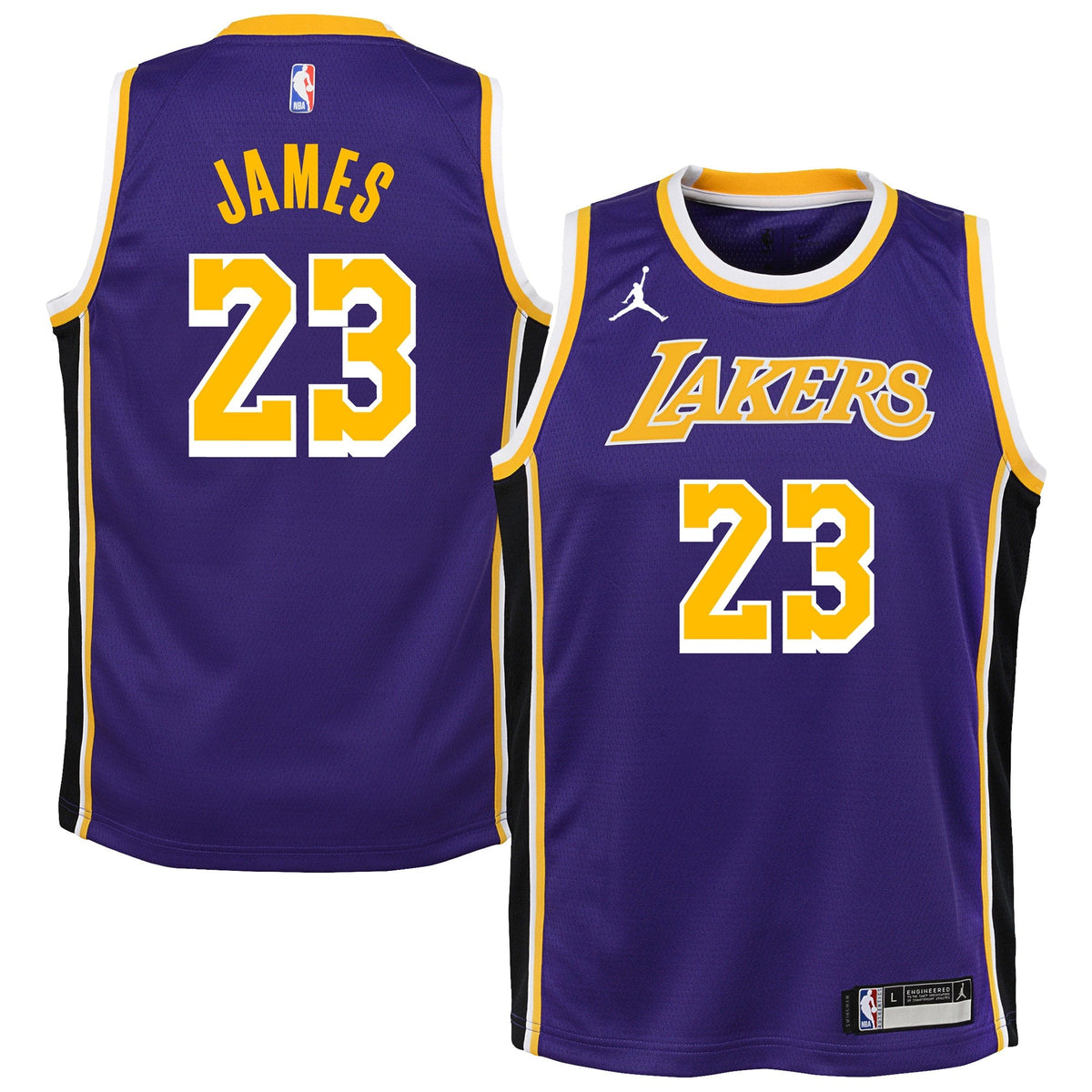Los Angeles Lakers NBA Statement Swingman Jersey - Lebron product image 2