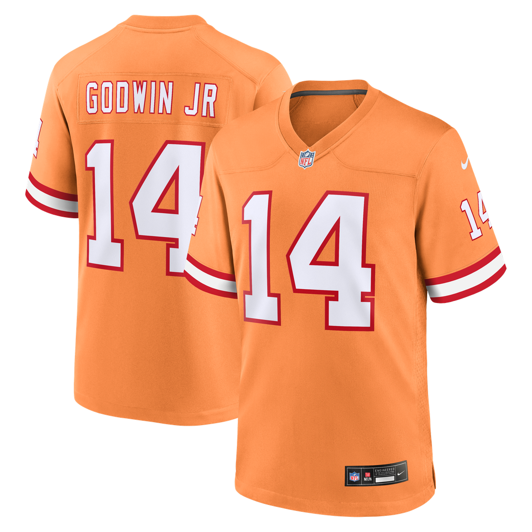 Tampa Bay Buccaneers Chris Godwin Jr. Nike Orange Alternate Game Player Jersey product image 15, provided for visual