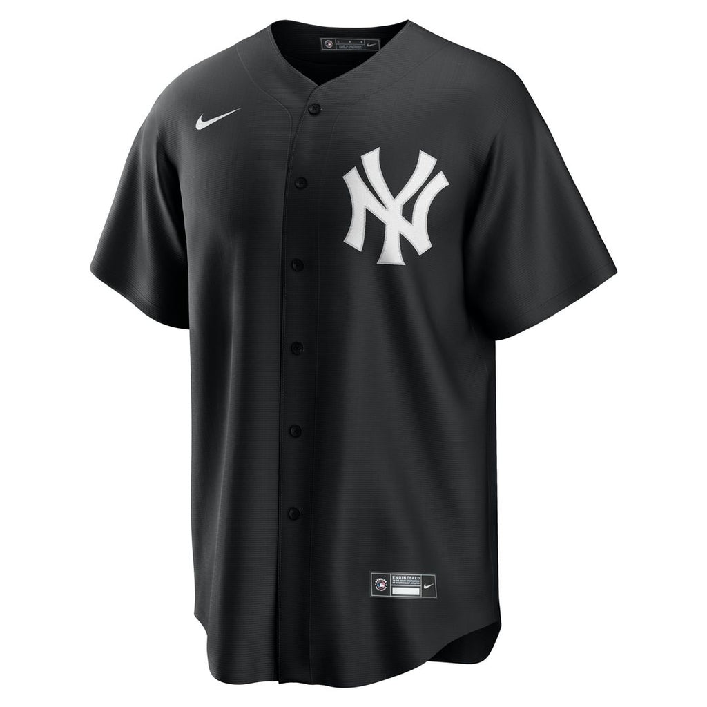 New York Yankees Anthony Volpe Nike Black Fashion Replica Player Jersey product image 2, provided for visual reference and