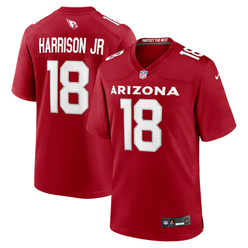 Arizona Cardinals Marvin Harrison Jr. Nike Cardinal Player Game Jersey product image 1, provided for visual reference and
