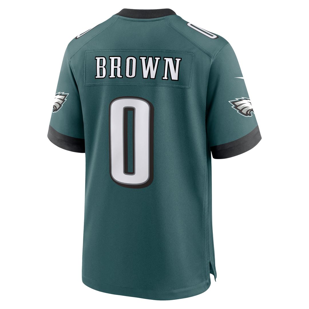 Philadelphia Eagles Marquise Brown Nike Kelly Green Alternate 2 Game Jersey product image 15, provided for visual reference