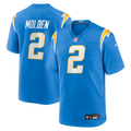 Los Angeles Chargers Elijah Molden Nike Powder Blue Team Game Jersey product image 1, provided for visual reference and