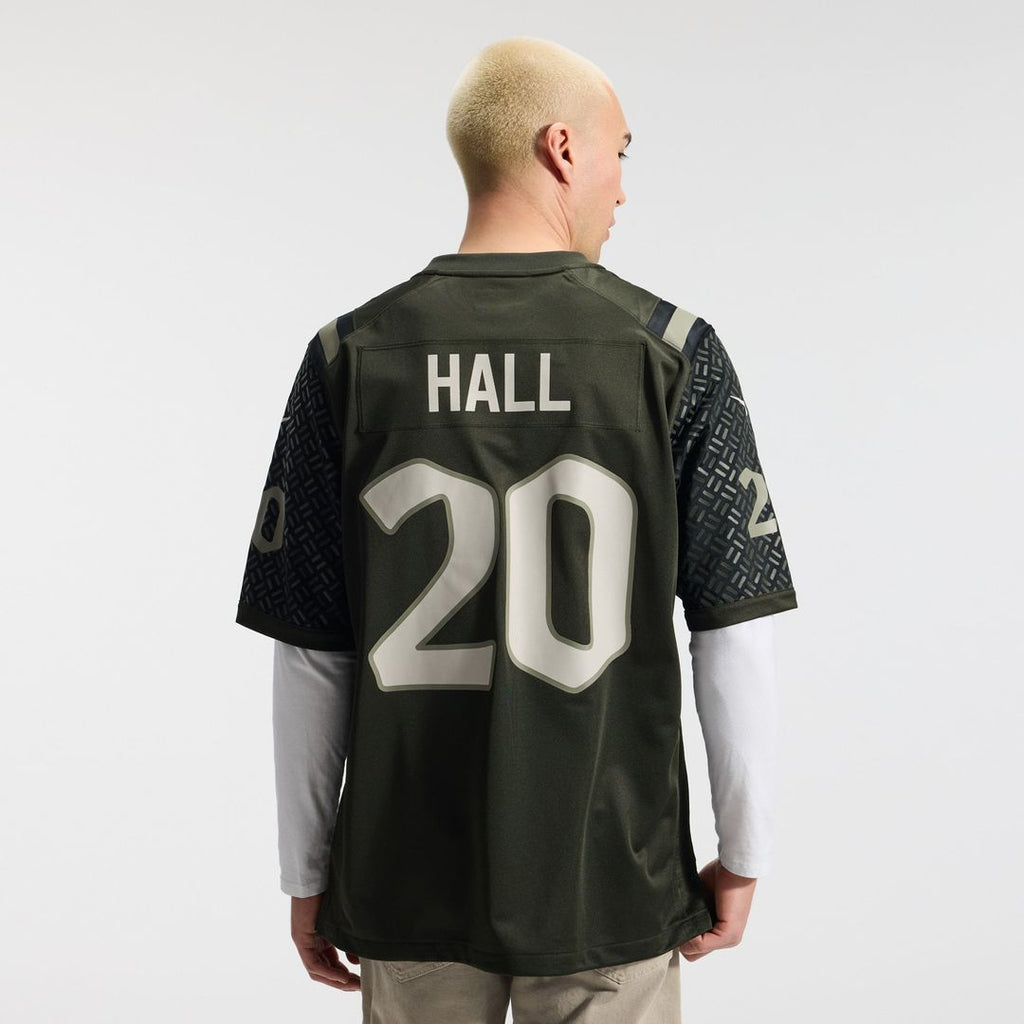 New York Jets Breece Hall Nike Green Rivalries Collection Game Jersey product image 3, provided for visual reference and