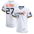 Houston Astros Jose Altuve Nike White 2025 City Connect Elite Player Jersey product image 1, provided for visual reference