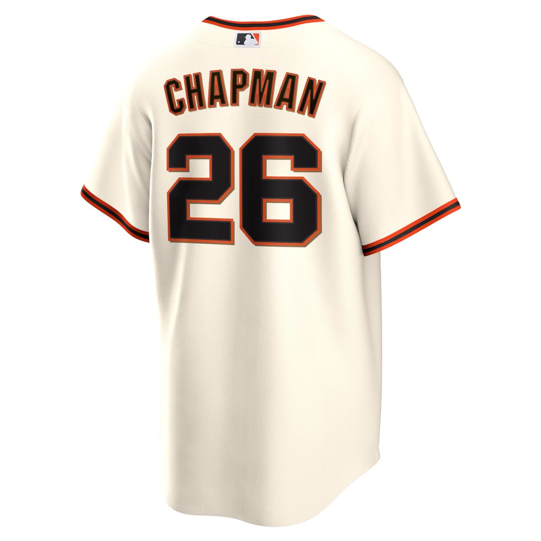 San Francisco Giants Matt Chapman Nike Cream Home Replica Jersey product image 3, provided for visual reference and product