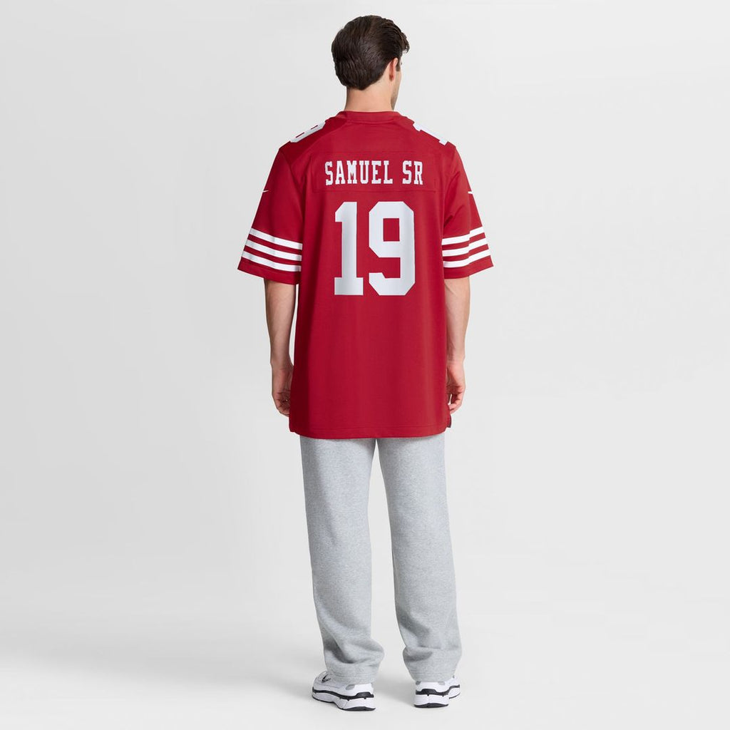 San Francisco 49ers Deebo Samuel Sr Nike Scarlet Team Game Jersey product image 3, provided for visual reference and product