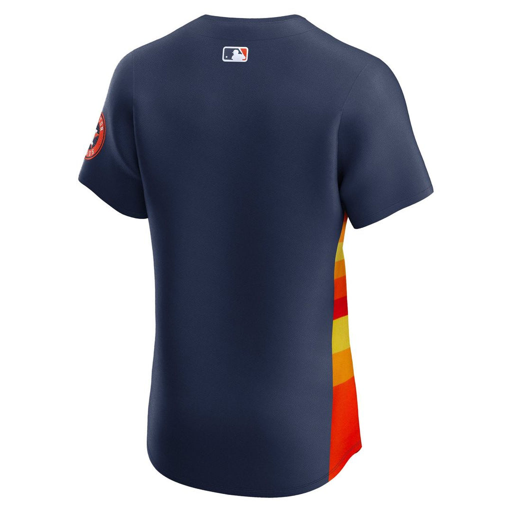 Houston Astros Nike Orange Alternate Elite Jersey product image 9, provided for visual reference and product detail review