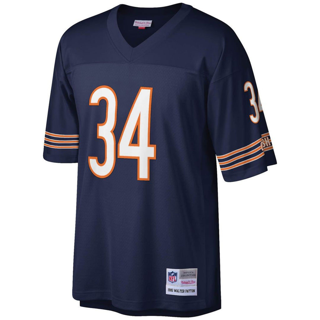 Chicago Bears Walter Payton Mitchell & Ness Navy Legacy Replica Jersey product image 2, provided for visual reference and