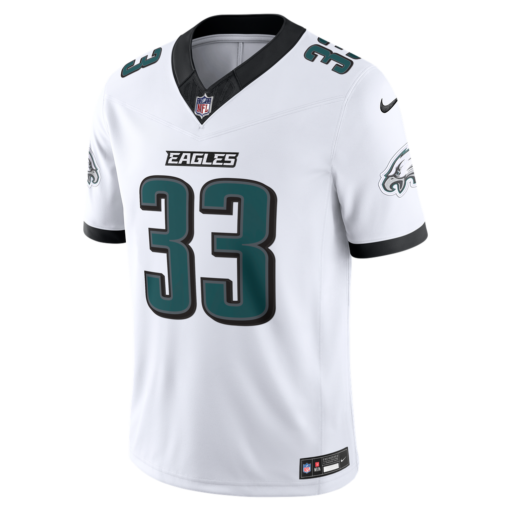 Philadelphia Eagles Cooper DeJean Nike White Vapor F.U.S.E. Stitched Limited Jersey product image 5, provided for visual