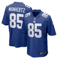 New York Giants Chris Manhertz Nike Royal Team Game Jersey product image 1, provided for visual reference and product detail