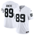 Las Vegas Raiders Brock Bowers Nike White Vapor F.U.S.E. Stitched Limited Jersey product image 1, provided for visual