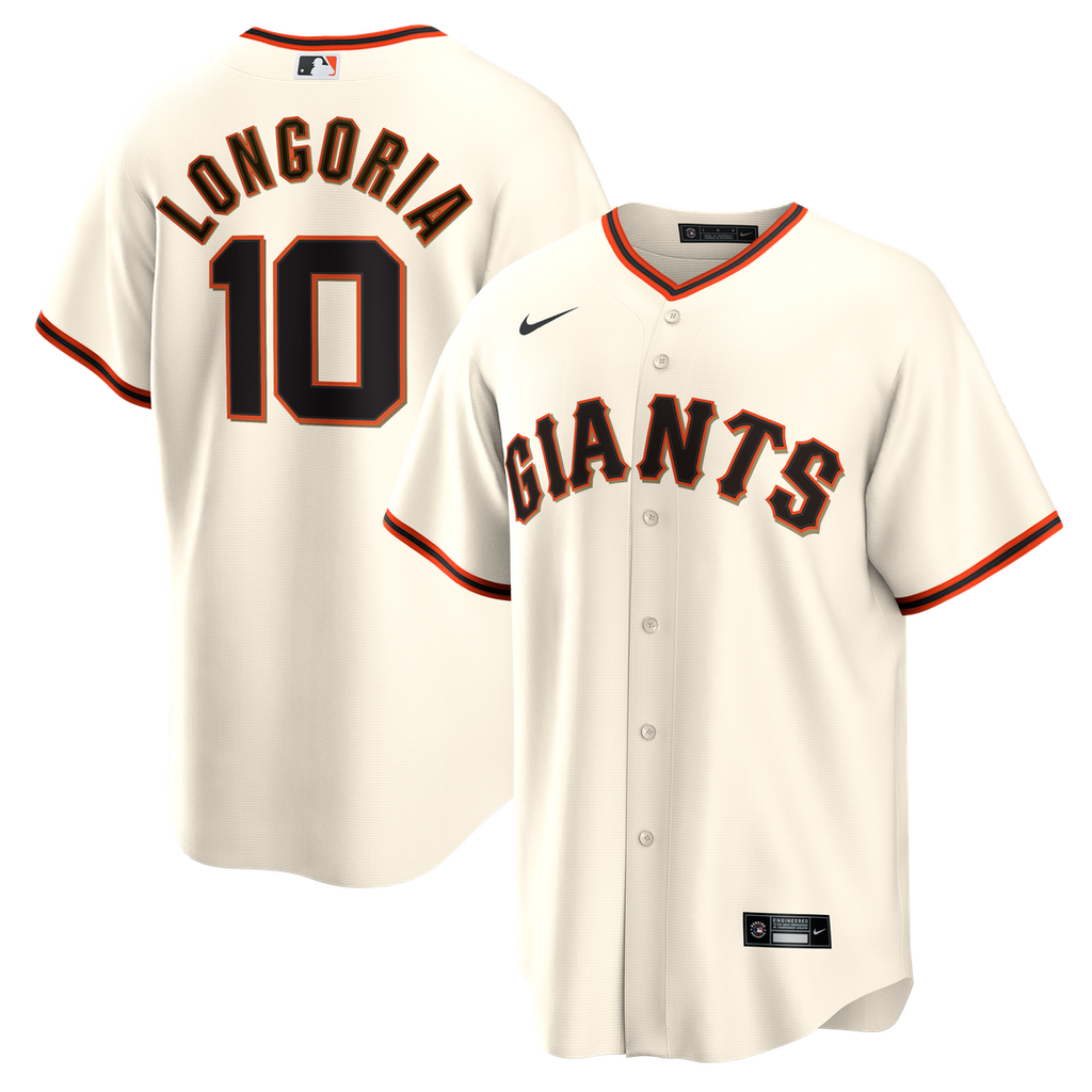San Francisco Giants Evan Longoria Nike Cream Home Retired Player Replica Jersey product image 1, provided for visual