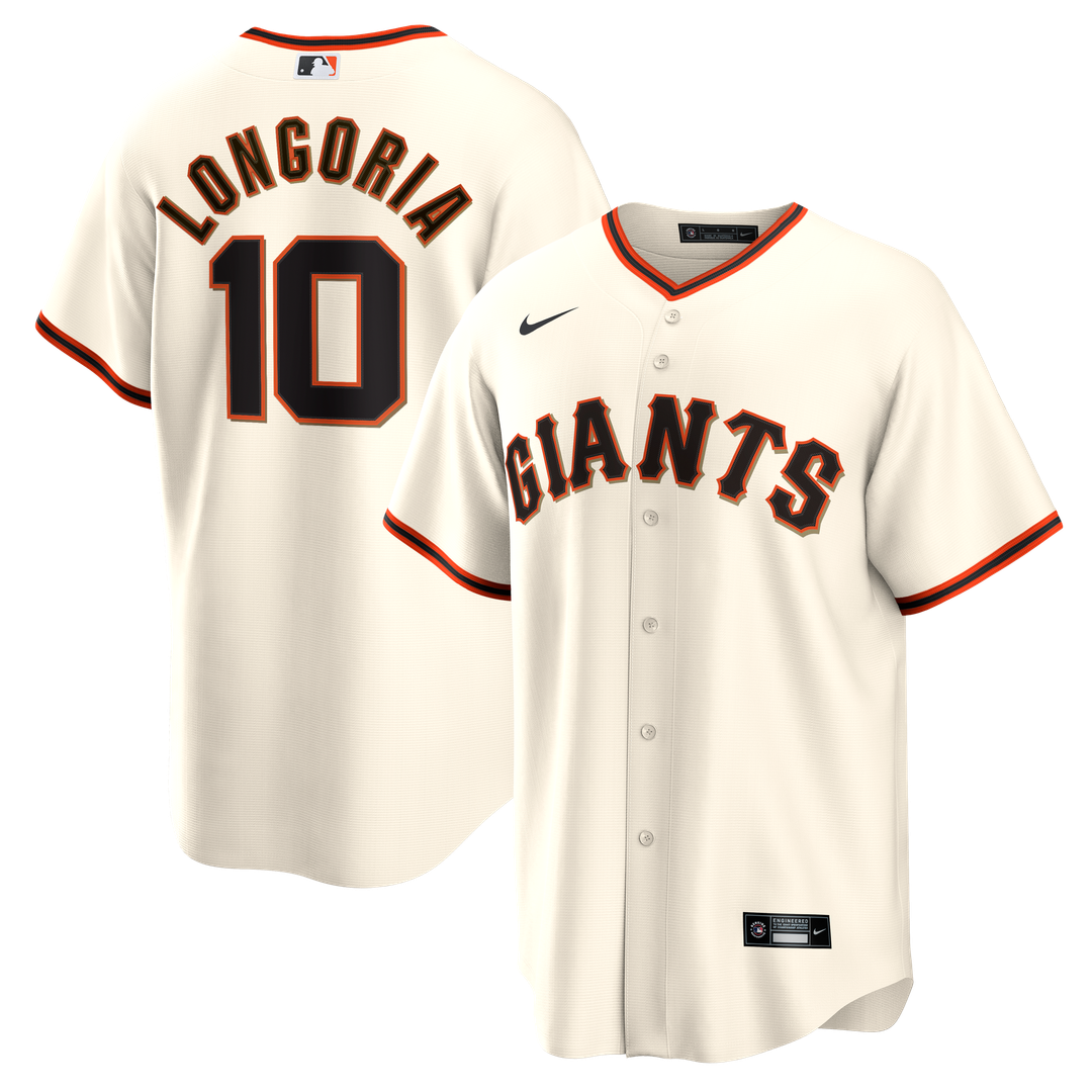 San Francisco Giants Evan Longoria Nike Cream Home Retired Player Replica Jersey product image 1, provided for visual