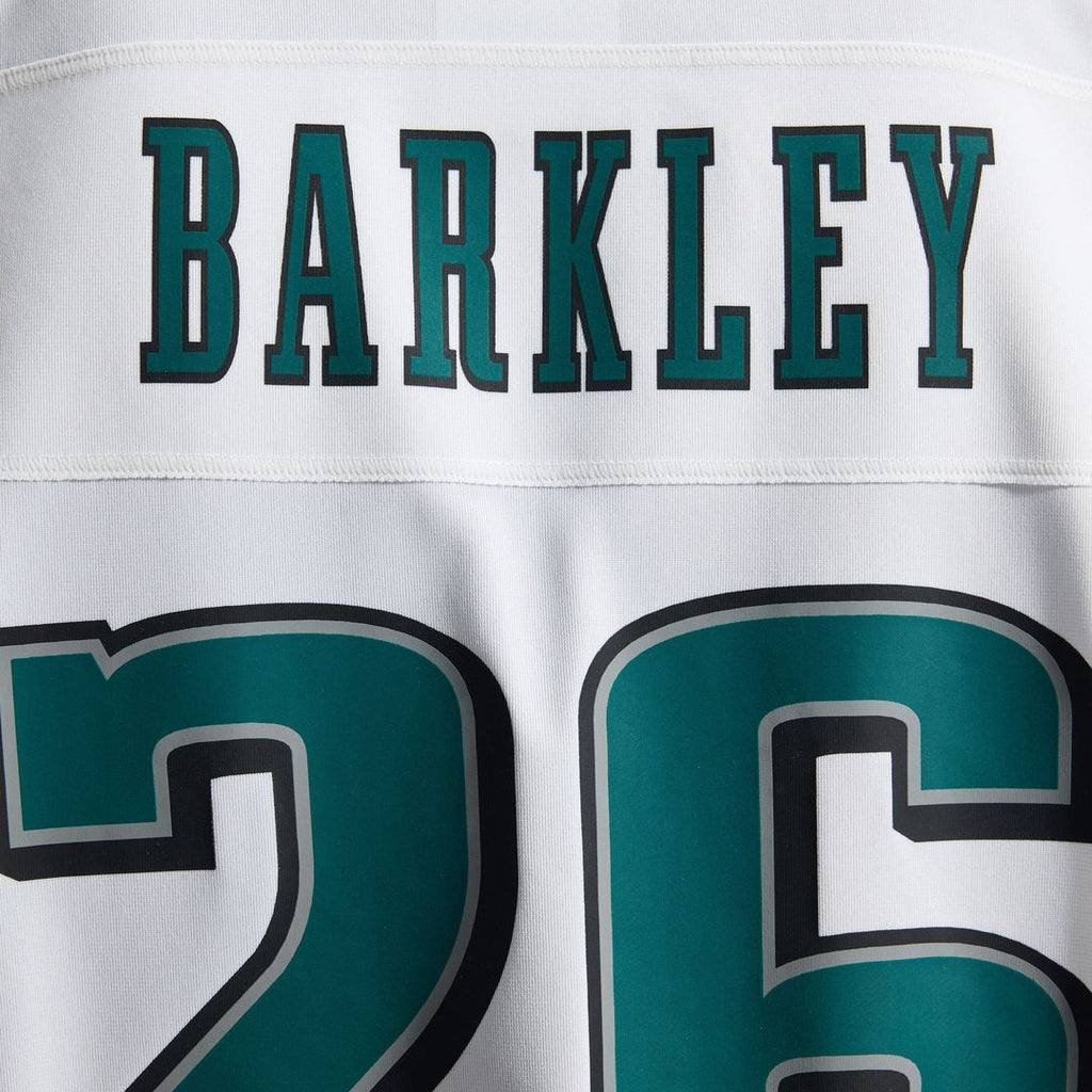 Philadelphia Eagles Saquon Barkley Nike White Game Jersey product image 25, provided for visual reference and product detail