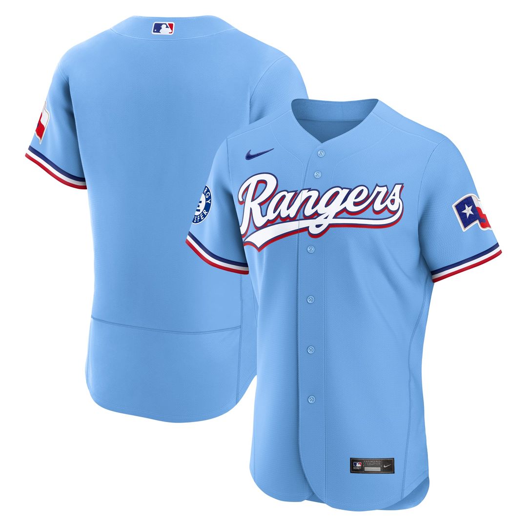 Texas Rangers Nike White Home Sponsor Patch Authentic Jersey product image 7, provided for visual reference and product