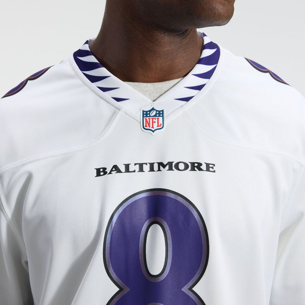 Baltimore Ravens Lamar Jackson Nike Black Alternate Game Jersey product image 17, provided for visual reference and product