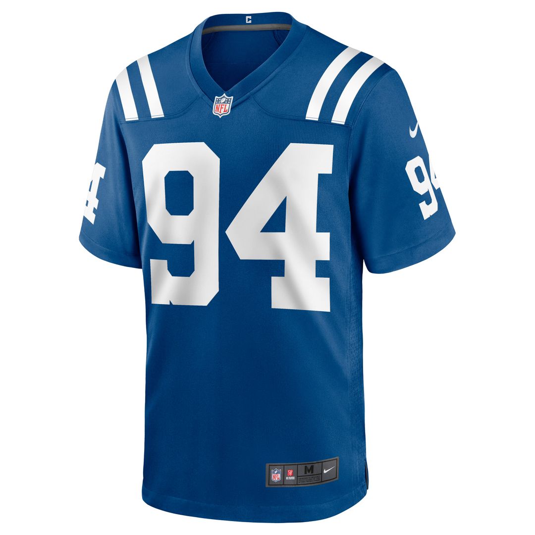 Indianapolis Colts Tyquan Lewis Nike Royal Game Jersey product image 2, provided for visual reference and product detail