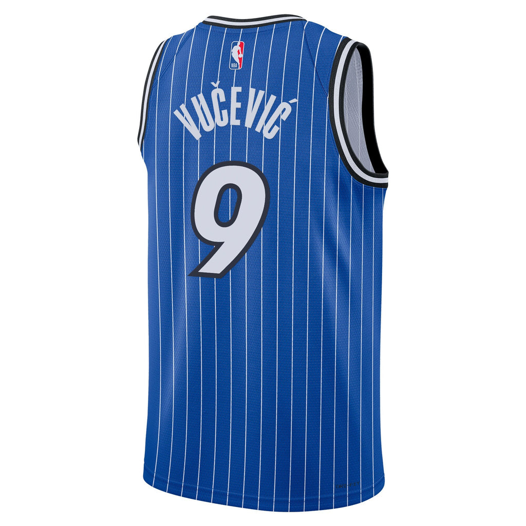 Orlando Magic Nike Icon Edition Swingman Jersey - Blue - Nikola Vučević - Unisex product image 4, provided for visual