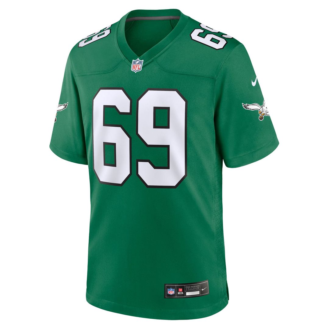 Philadelphia Eagles Landon Dickerson Nike Kelly Green Alternate Game Jersey product image 2, provided for visual reference