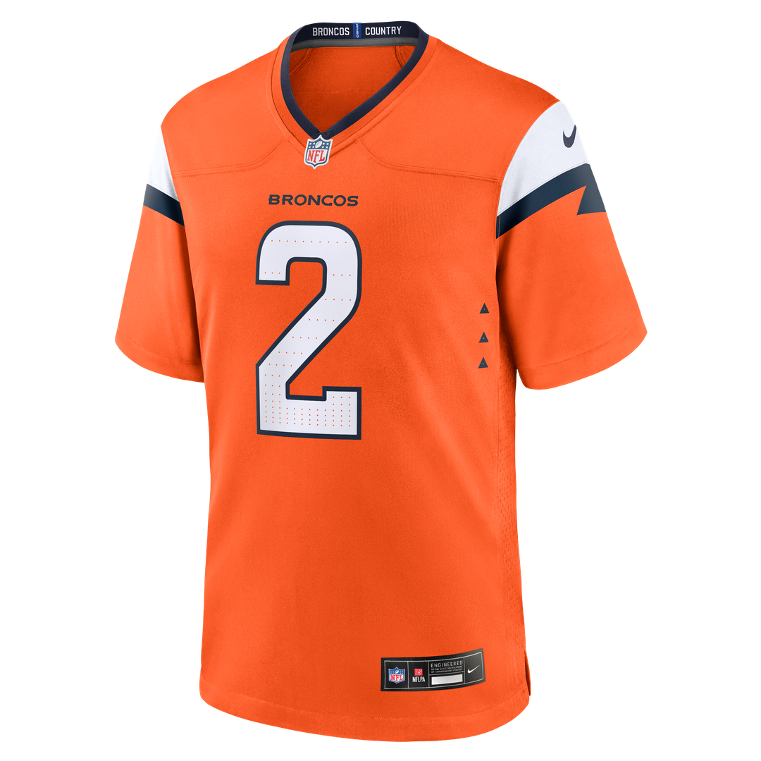 Denver Broncos Patrick Surtain II Nike Orange Team Game Jersey product image 6, provided for visual reference and product