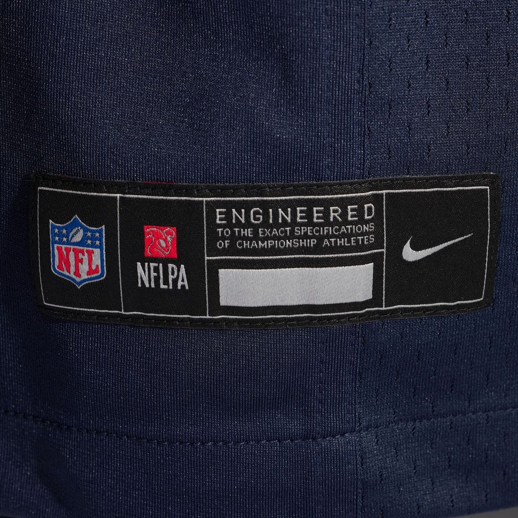 Chicago Bears Drew Dalman Nike Navy Team Game Jersey product image 6, provided for visual reference and product detail review