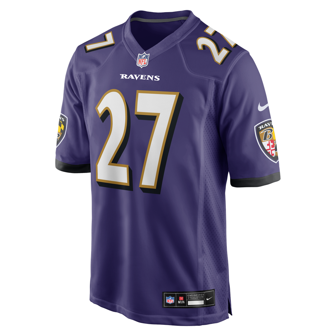 Baltimore Ravens T.J. Tampa Nike Purple Team Game Jersey product image 2, provided for visual reference and product detail