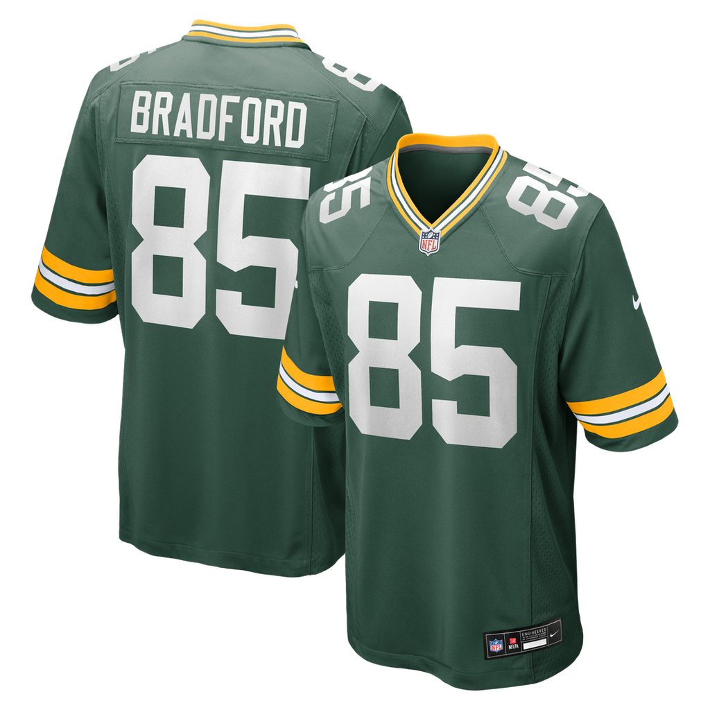 Green Bay Packers Corey Bradford Nike Green Retired Player Jersey product image 1, provided for visual reference and product