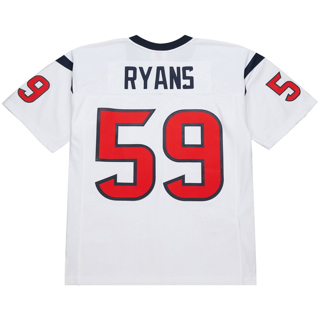 Houston Texans DeMeco Ryans Mitchell & Ness White 2006 Legacy Replica Jersey product image 3, provided for visual reference