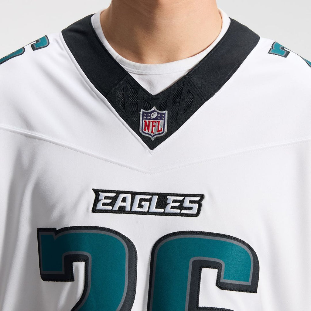 Philadelphia Eagles Saquon Barkley Nike White Vapor F.U.S.E. Stitched Limited Jersey product image 22, provided for visual
