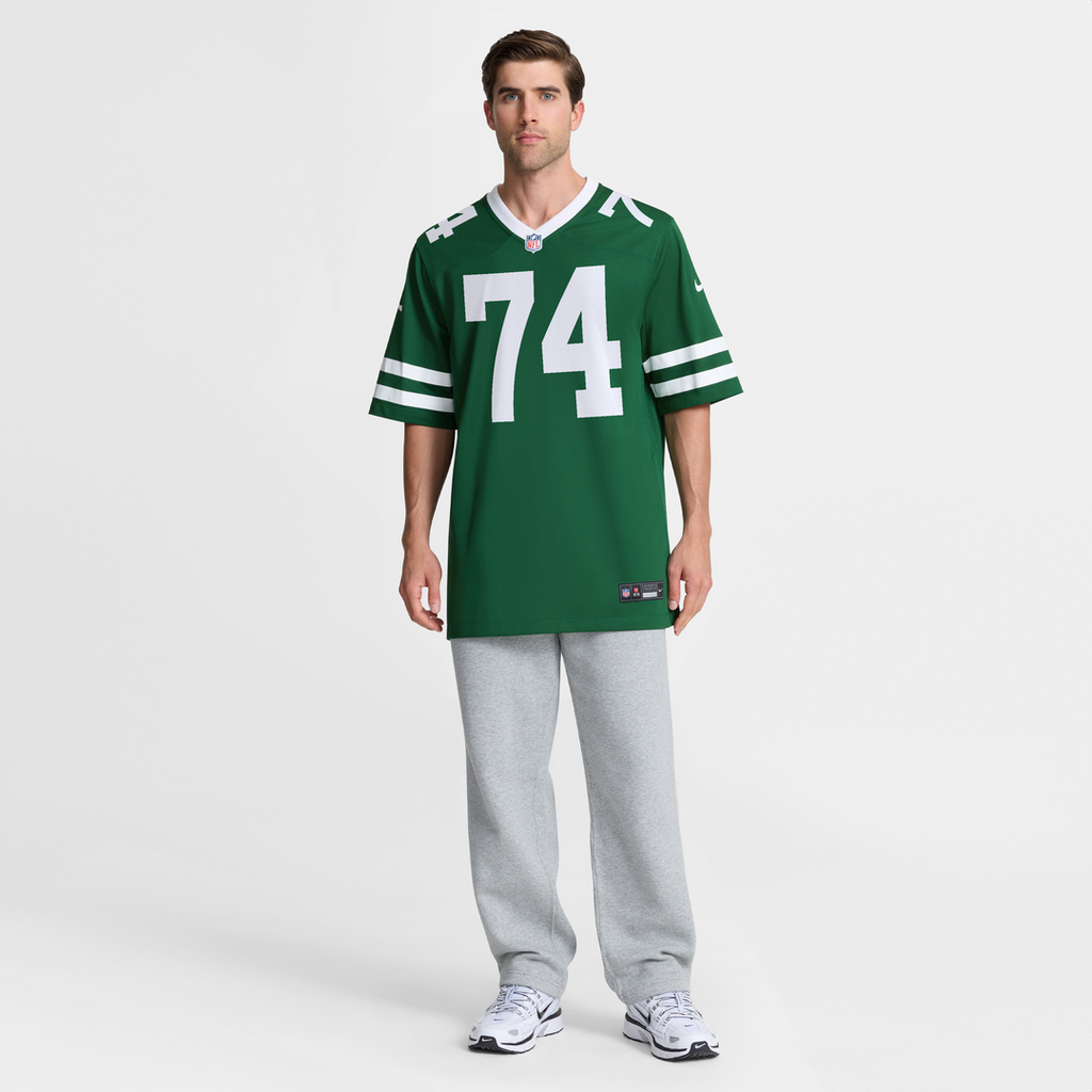 New York Jets Olu Fashanu Nike Gotham Green Player Game Jersey product image 7, provided for visual reference and product