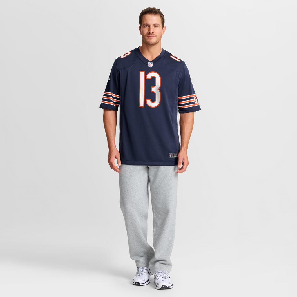 Chicago Bears Keenan Allen Nike Navy Team Game Jersey product image 7, provided for visual reference and product detail