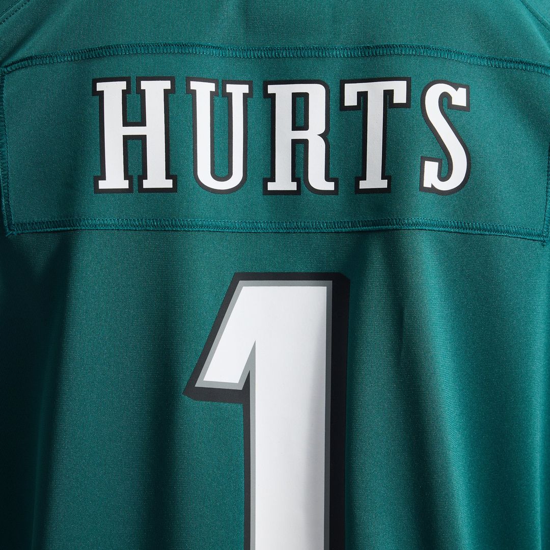 Philadelphia Eagles Jalen Hurts Nike Midnight Green Team Game Jersey product image 25, provided for visual reference and
