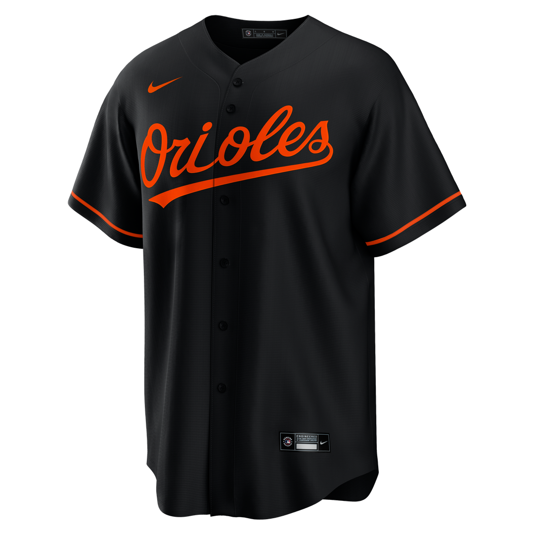 Baltimore Orioles Pete Alonso Nike Black Alternate Replica Jersey product image 2, provided for visual reference and product