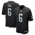 Las Vegas Raiders AJ Cole Nike Black Game Jersey product image 1, provided for visual reference and product detail review