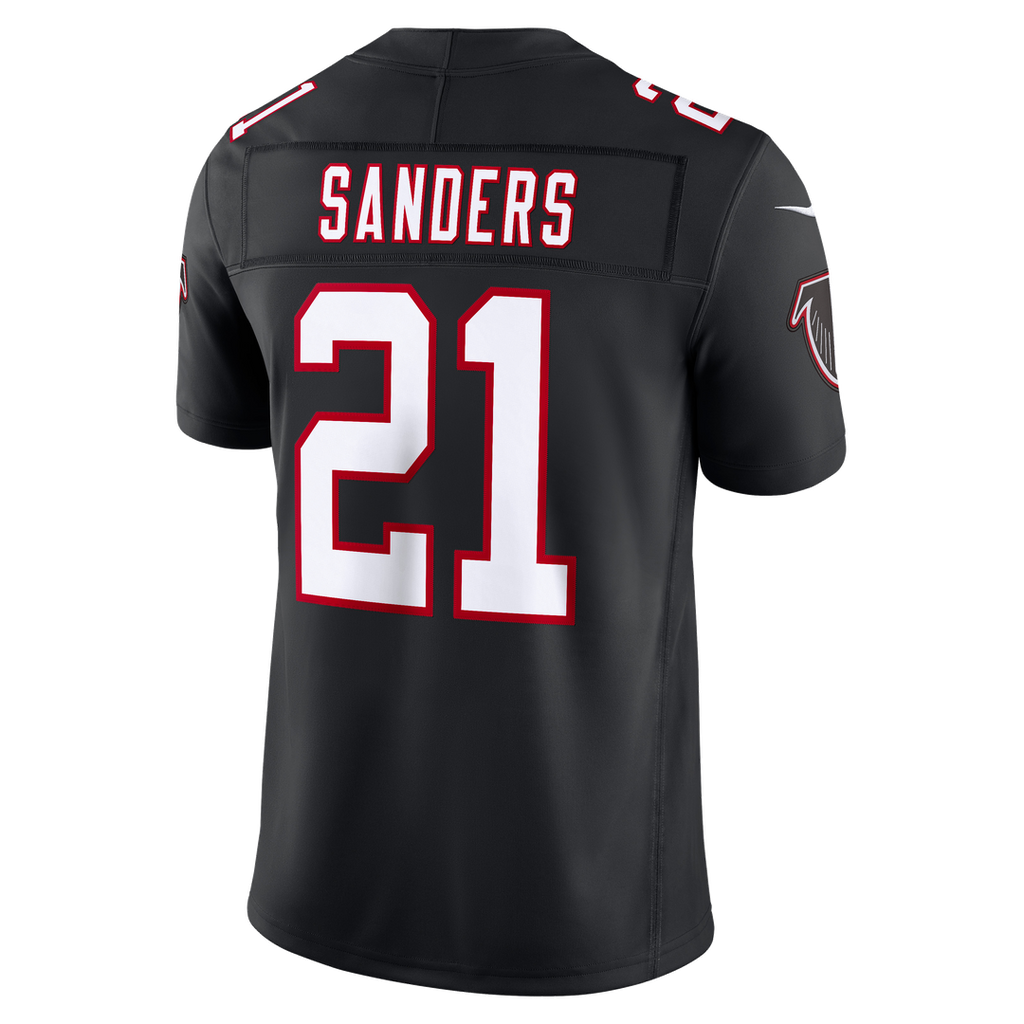 Atlanta Falcons Deion Sanders Nike Black Alternate Throwback Vapor F.U.S.E. Stitched Retired Limited Jersey product image 3,