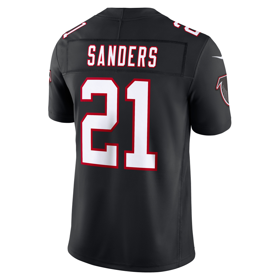 Atlanta Falcons Deion Sanders Nike Black Alternate Throwback Vapor F.U.S.E. Stitched Retired Limited Jersey product image 3,