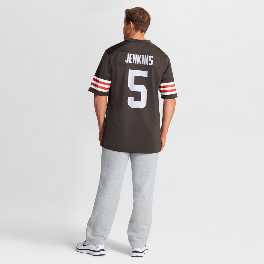 Cleveland Browns Rayshawn Jenkins Nike Brown Team Game Jersey product image 8, provided for visual reference and product