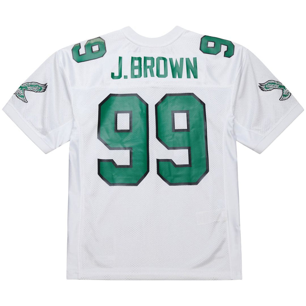 Philadelphia Eagles Jerome Brown Mitchell & Ness White 1991 Authentic Throwback Retired Player Jersey product image 3,