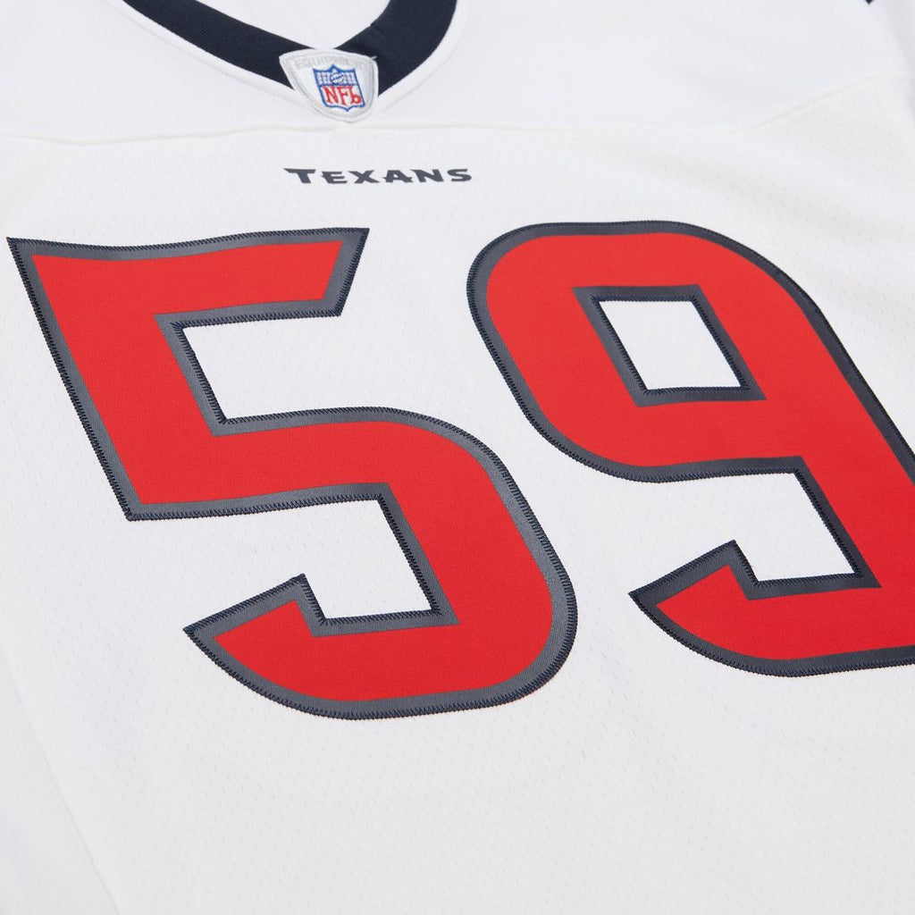 Houston Texans DeMeco Ryans Mitchell & Ness White 2006 Legacy Replica Jersey product image 4, provided for visual reference