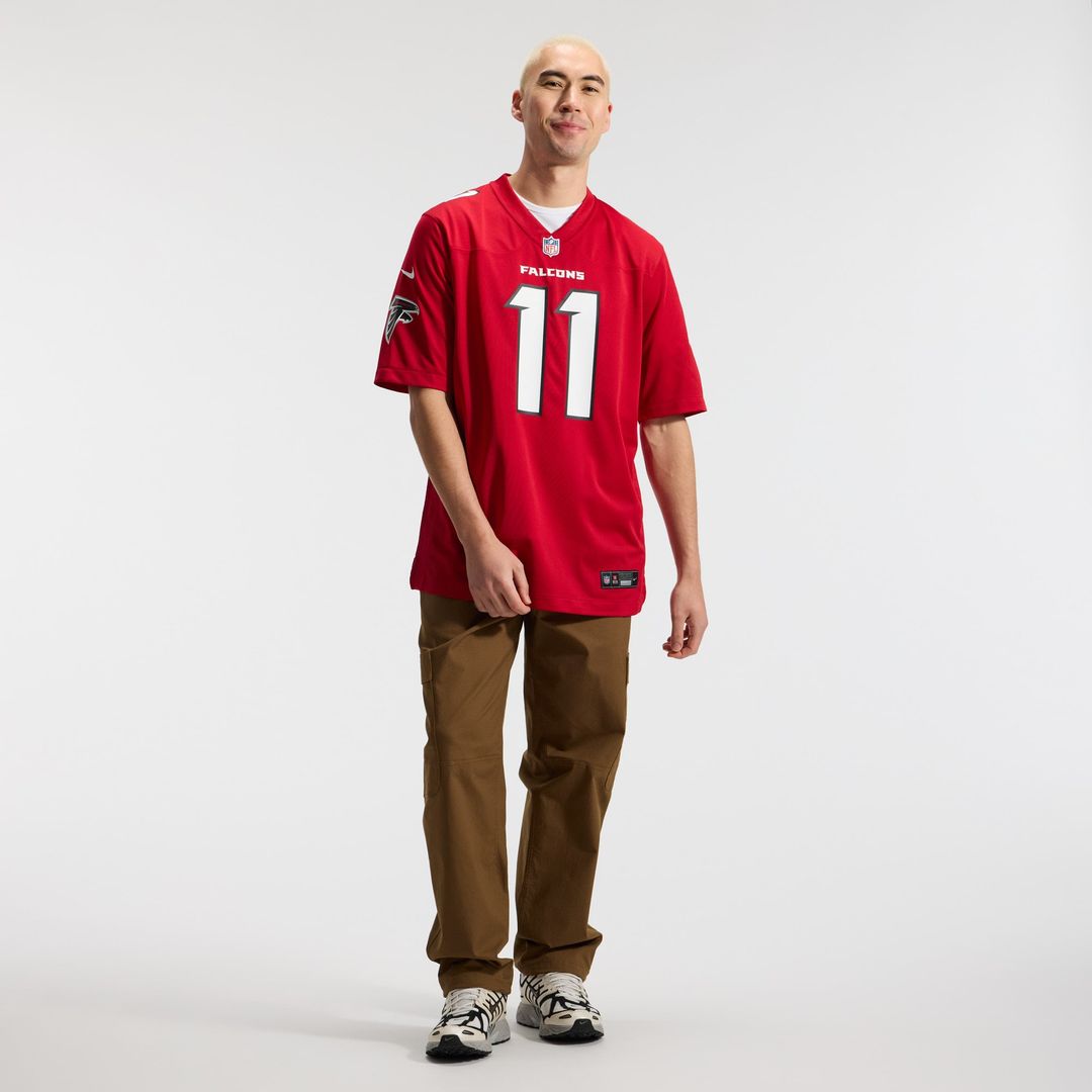 Atlanta Falcons Jalon Walker Nike Red Game Jersey product image 17, provided for visual reference and product detail review