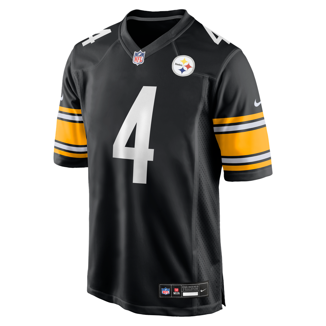 Pittsburgh Steelers DK Metcalf Nike Black Game Player Jersey product image 10, provided for visual reference and product
