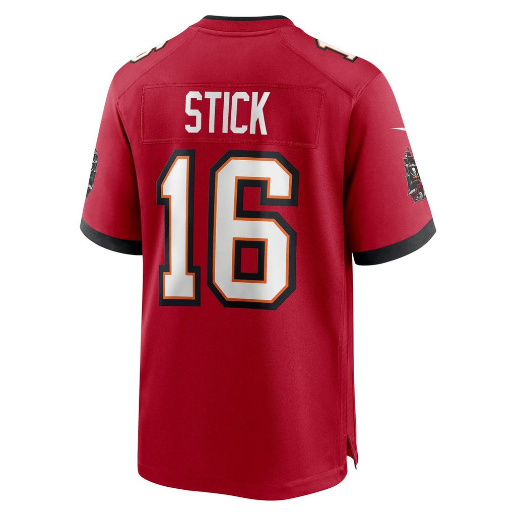 Tampa Bay Buccaneers Easton Stick Nike Red Team Game Jersey product image 5, provided for visual reference and product